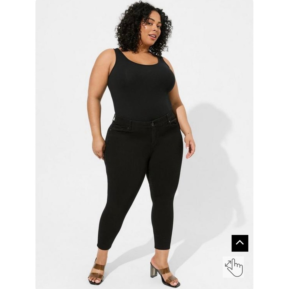 Torrid‎ Bombshell Skinny Jeans 18S Black Premium Stretch High Rise